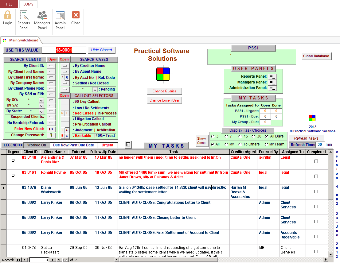 Main Switchboard